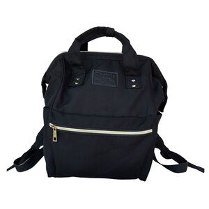 Tzowla Canvas School Travel Work Shopping Lightweight Stylish Black Backpack